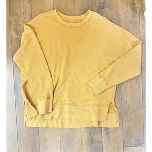 Mustard Crewneck Sweatshirt NWOT